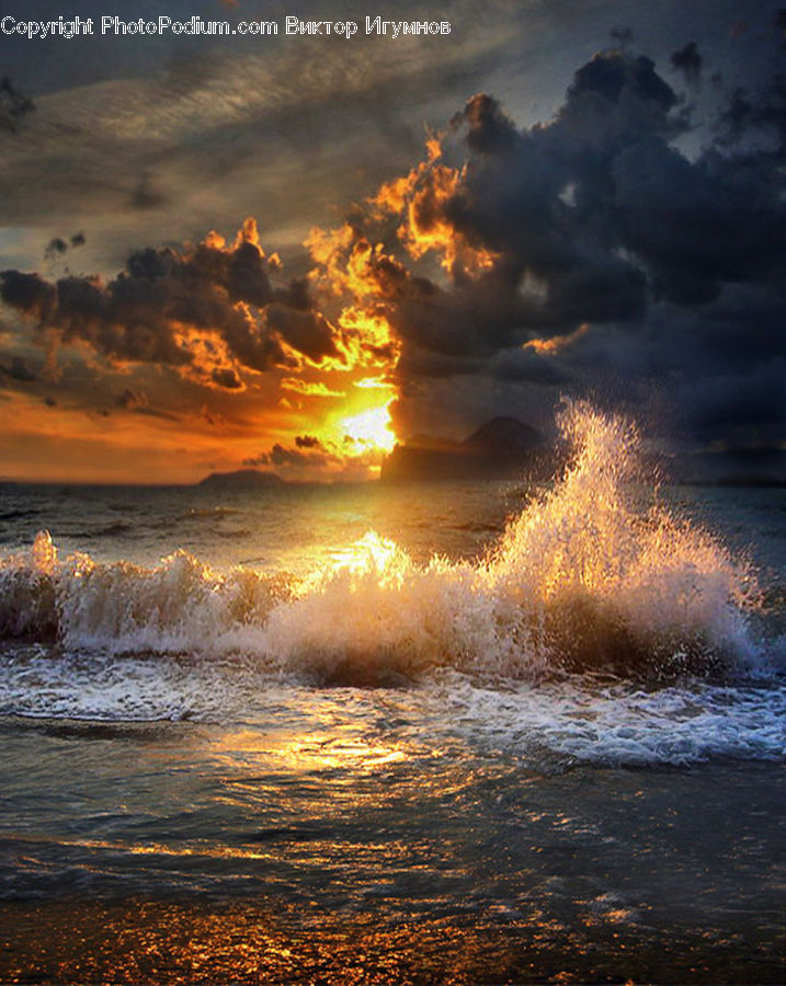 Dusk, Outdoors, Sky, Sunlight, Sunrise, Sunset, Azure Sky
