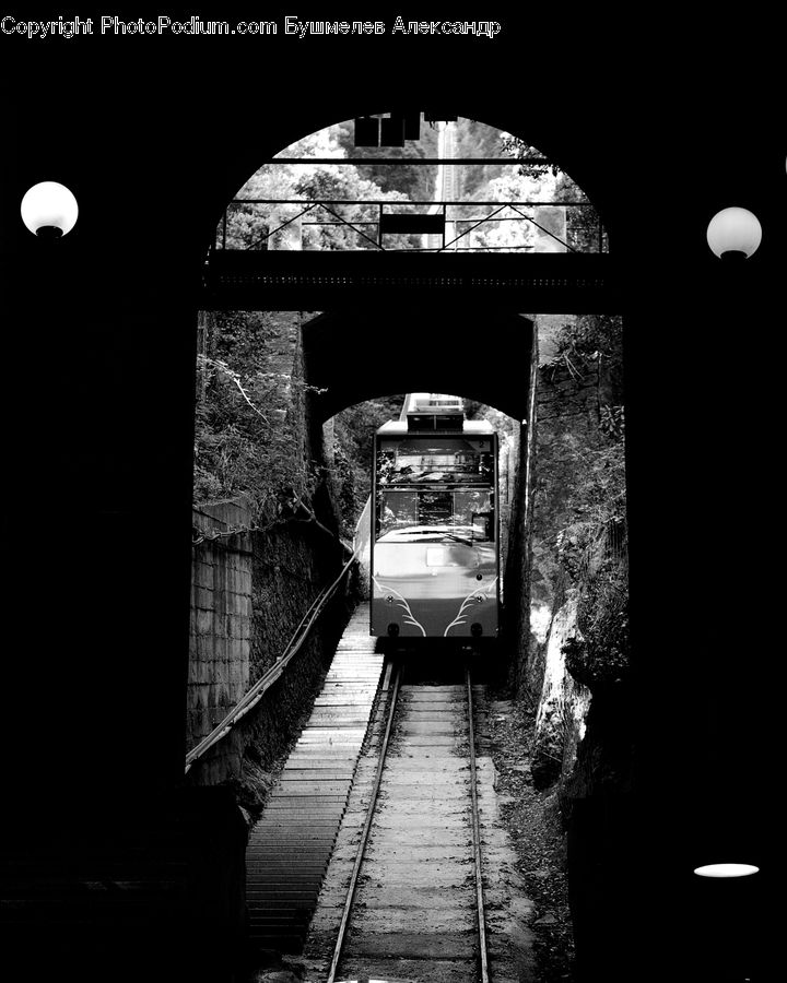 Dock, Landing, Pier, Arch, Cable Car, Streetcar, Trolley