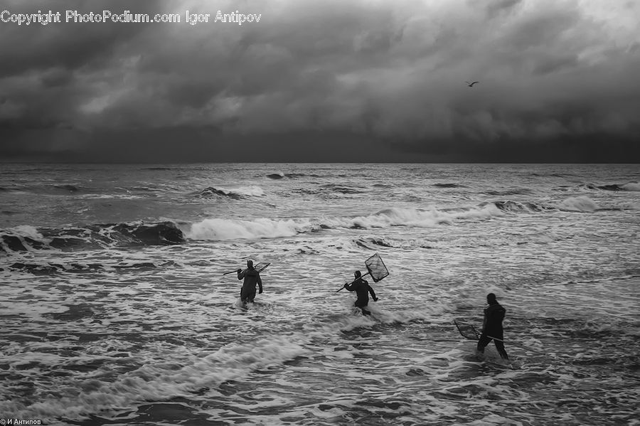 Outdoors, Storm, Weather, Boat, Canoe, Kayak, Sea