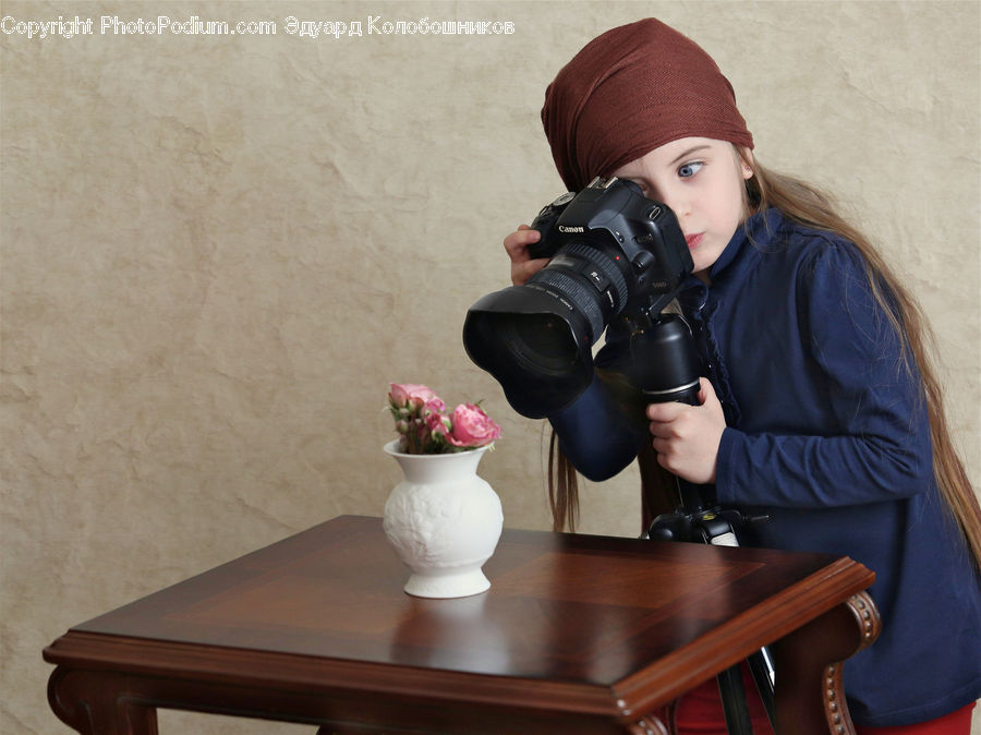 People, Person, Human, Plant, Potted Plant, Dining Table, Furniture