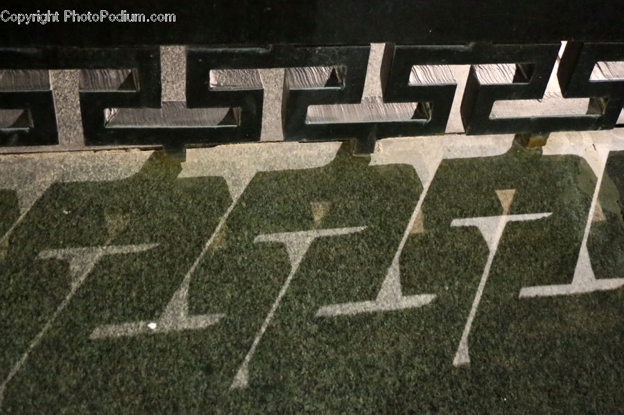 Alphabet, Text, Bench, Asphalt, Tarmac, Pavement, Word