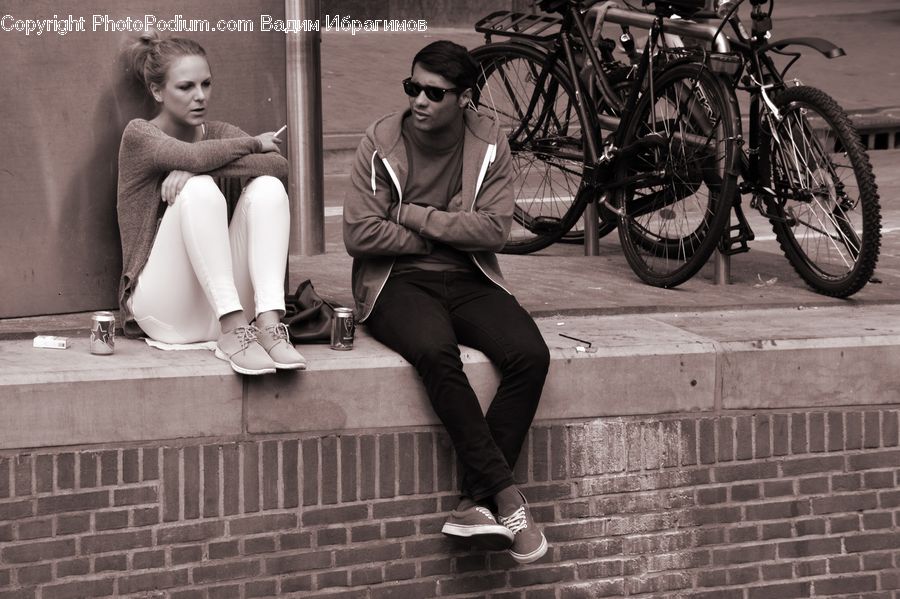 People, Person, Human, Bicycle, Bike, Vehicle, Female