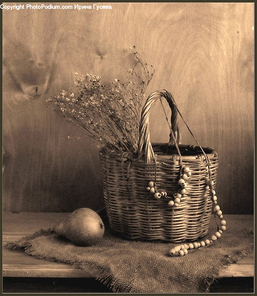 Basket, Cushion, Home Decor, Pillow