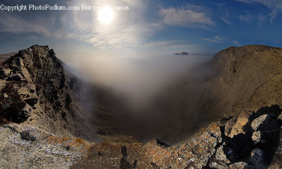 Crater, Crest, Mountain, Outdoors, Peak, Soil, Mountain Range