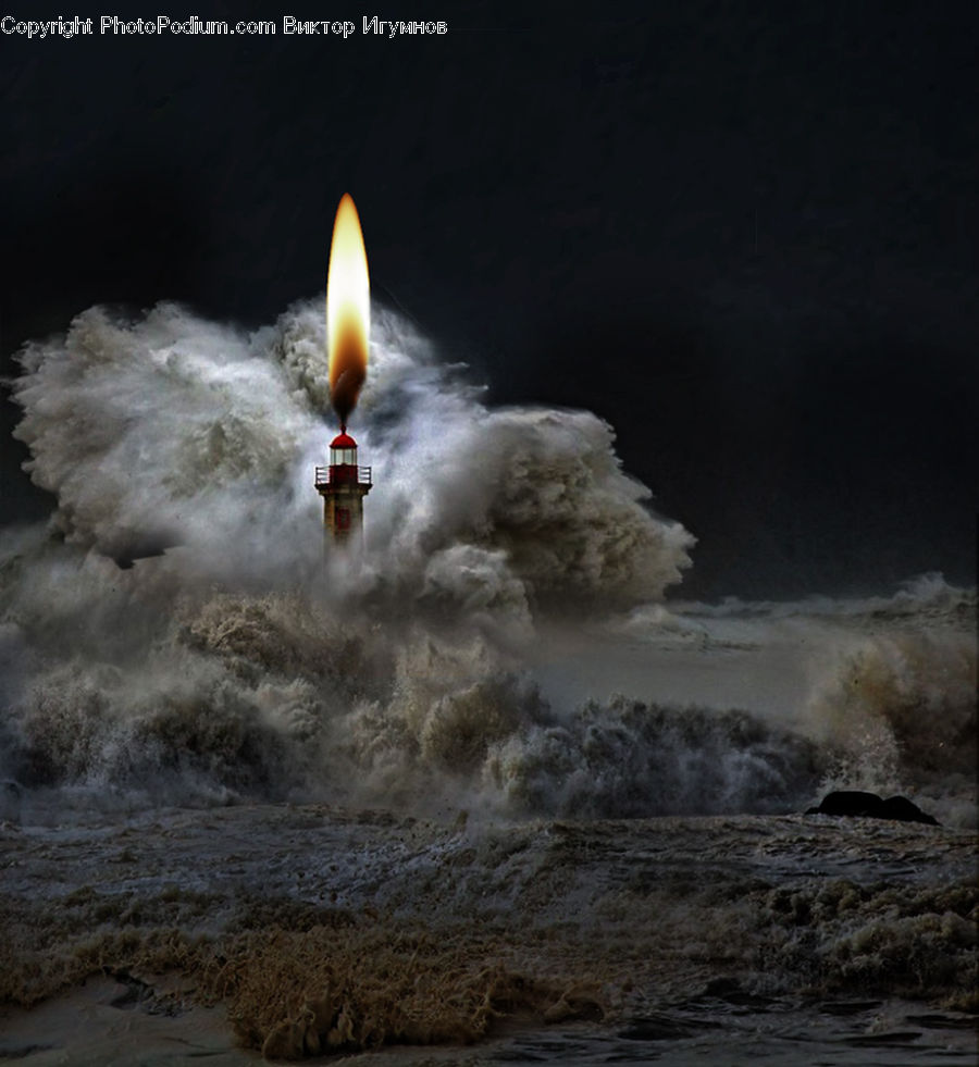 Launch, Missile, Rocket, Fire, Flame, Smoke, Cloud