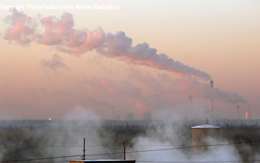Fog, Mist, Outdoors, Pollution, Smog, Smoke, Dawn