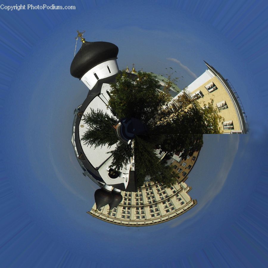 Art, Modern Art, Emblem, Logo, Sphere, Beacon, Building