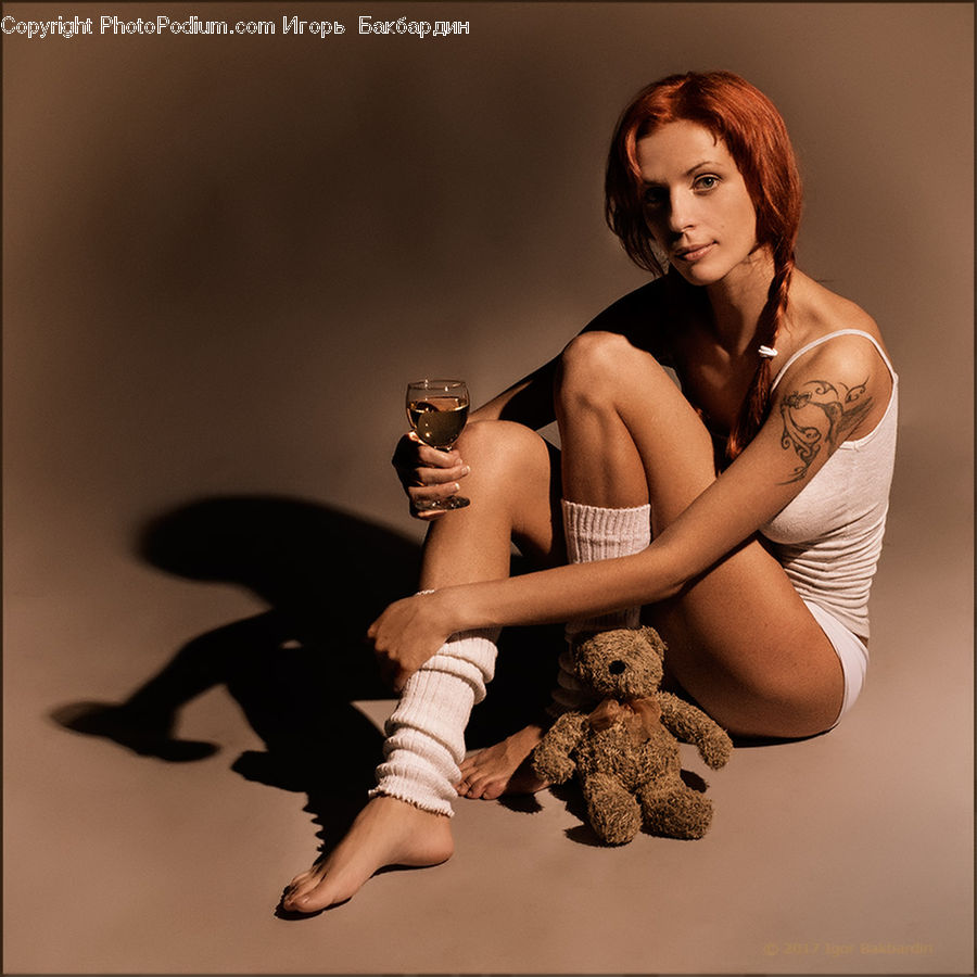Teddy Bear, Toy, People, Person, Human, Glass, Dance