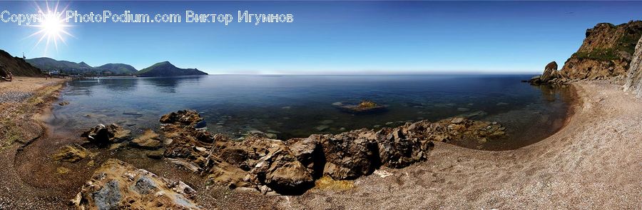 Coast, Outdoors, Sea, Water, Beach, Cliff, Cove