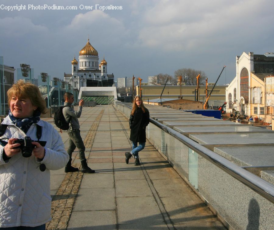 People, Person, Human, Photographer, Boardwalk, Deck, Path