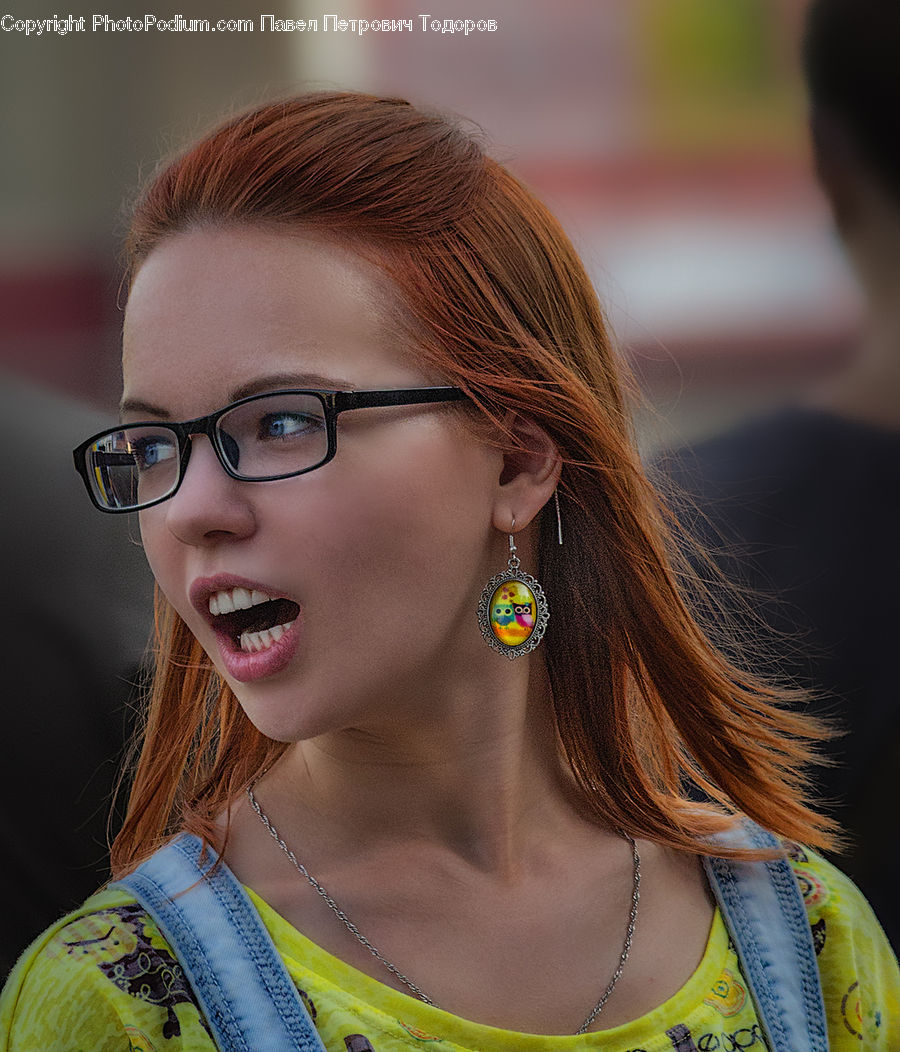 Human, People, Person, Female, Girl, Woman, Glasses