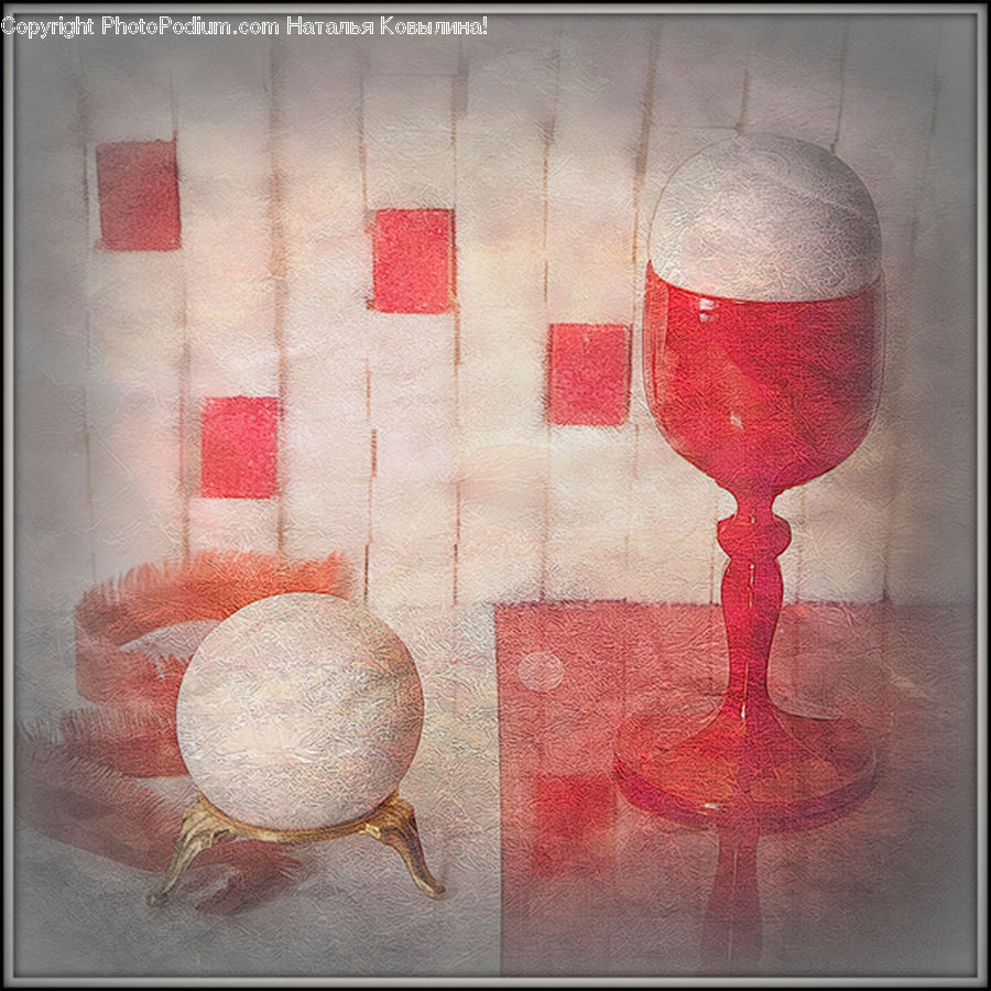 Glass, Goblet, Cushion, Home Decor, Pillow