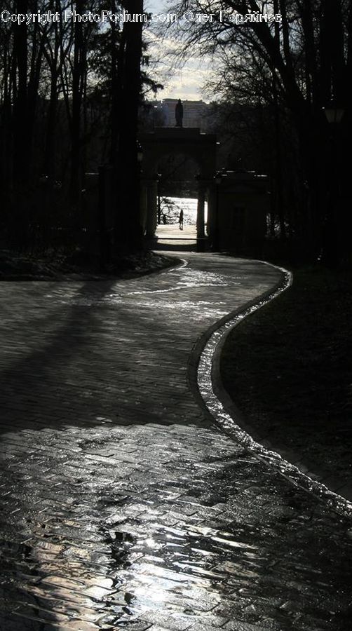 Alley, Alleyway, Road, Street, Town, Asphalt, Tarmac