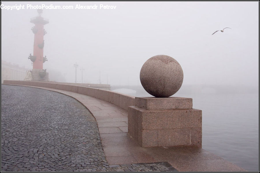 Rock, Art, Modern Art, Sphere, Outdoors, Sand, Soil