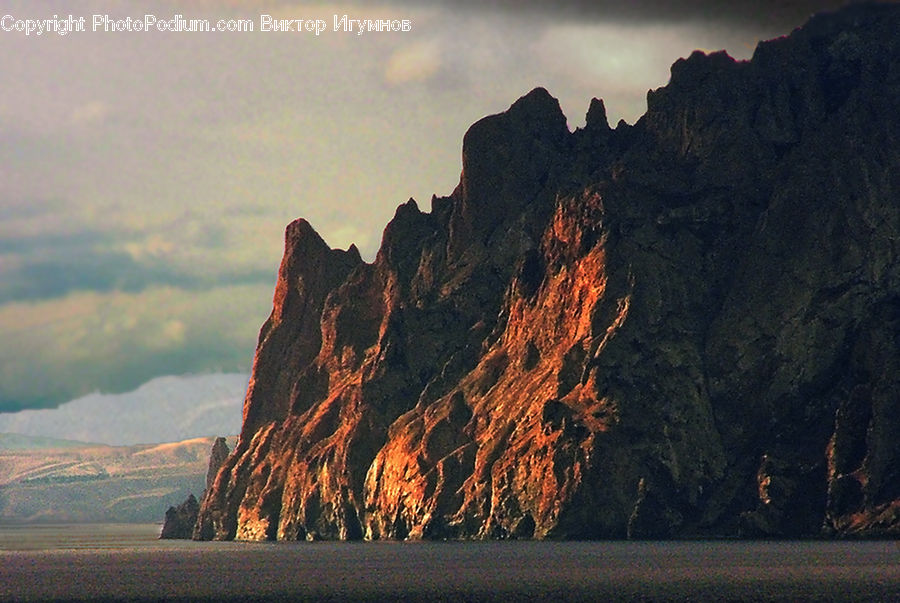 Dawn, Dusk, Sky, Sunrise, Sunset, Cliff, Outdoors