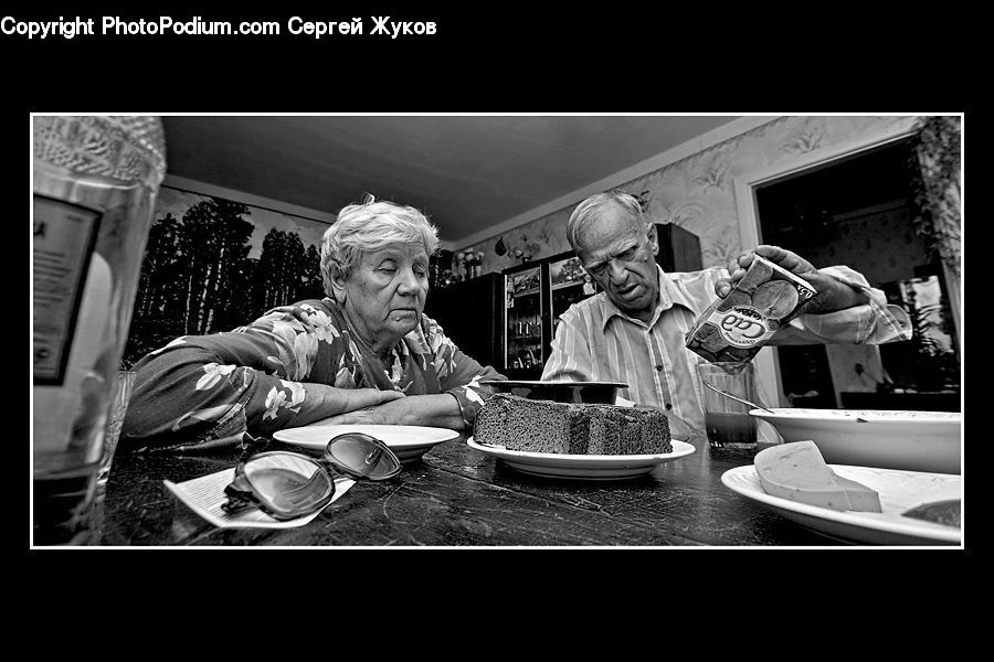 People, Person, Human, Asleep, Dish, Food, Plate