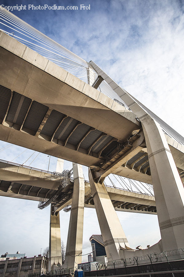 Patio, Pergola, Porch, Freeway, Overpass, Road, Building
