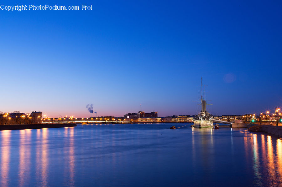 City, Downtown, Harbor, Port, Waterfront, Metropolis, Urban