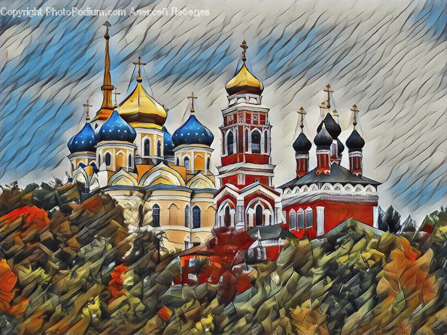 Art, Carpet, Tapestry, Architecture, Housing, Monastery, Mosaic