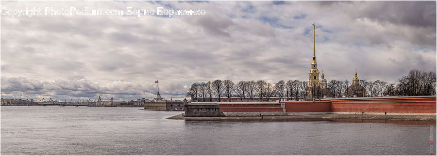 Waterfront, Architecture, Tower, Canal, Outdoors, River, Water
