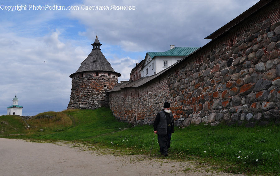 Human, People, Person, Leisure Activities, Walking, Castle, Fort