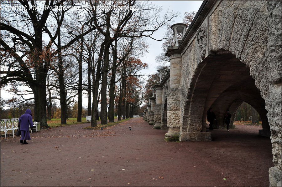 Leisure Activities, Walking, Building, Road, Crypt, Flagstone, Path