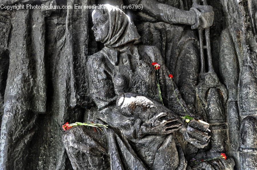Art, Sculpture, Statue, Rock