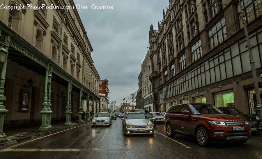 Road, Street, Town, Car, Suv, Vehicle, Automobile