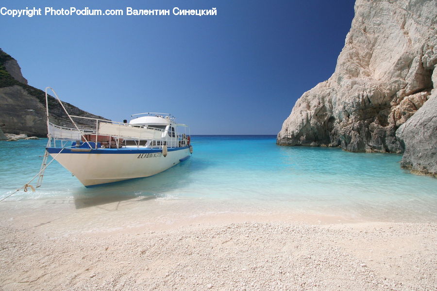 Beach, Coast, Outdoors, Sea, Water, Cruise Ship, Ocean Liner