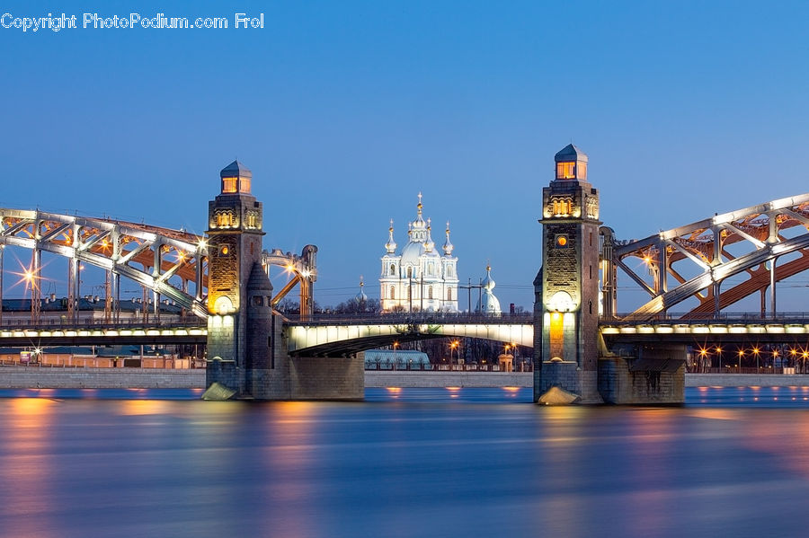 Bridge, Architecture, Tower, Beacon, Building, Lighthouse, Water Tower