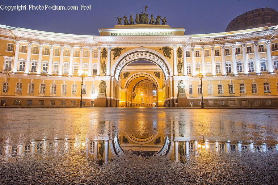 Architecture, Castle, Mansion, Palace, Downtown, Plaza, Town Square