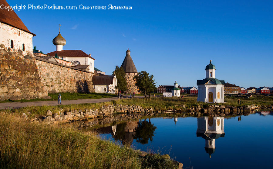 Architecture, Castle, Fort, Ditch, Moat, Tower, Dome