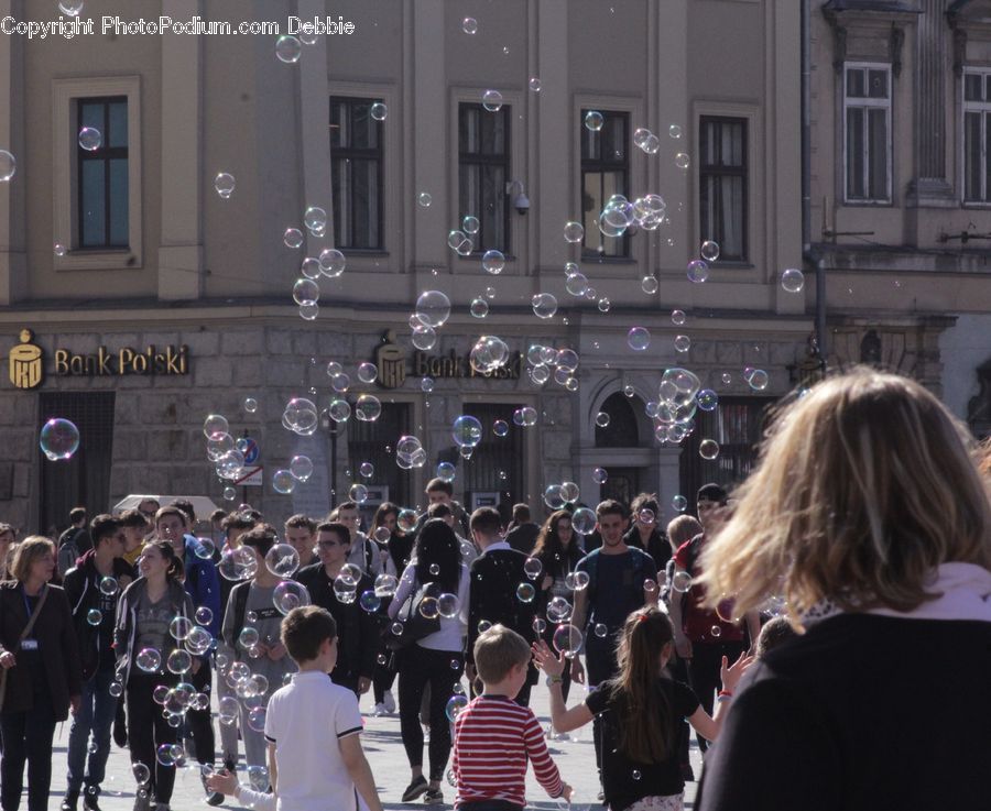 Bubble, People, Person, Human, Crowd, Hug, Kiss