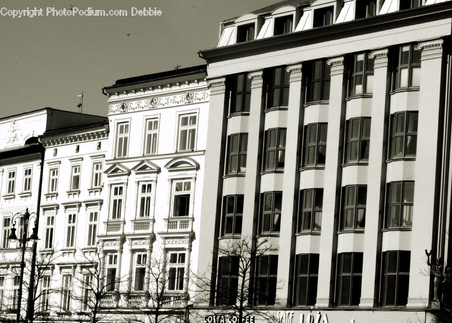 Building, Housing, Villa, Architecture, Court, Downtown, Town