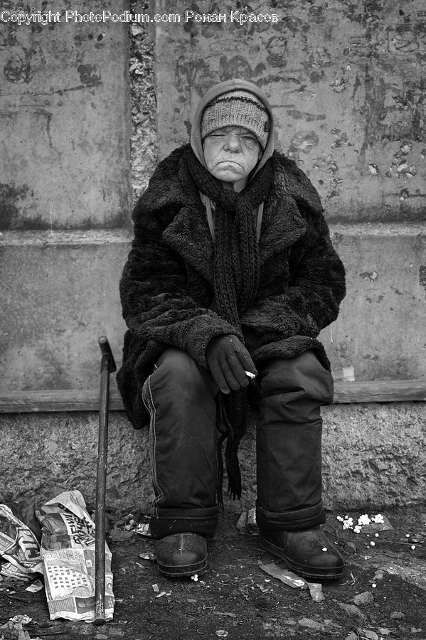 Human, People, Person, Trash, Footwear, Shoe, Portrait