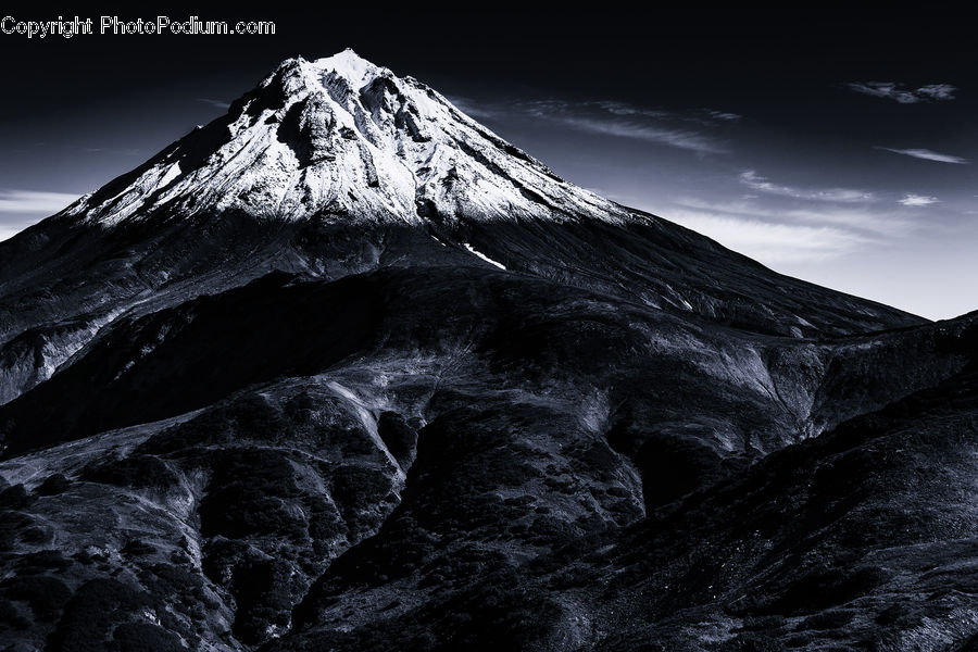 Crest, Mountain, Outdoors, Peak, Mountain Range, Rock, Landscape