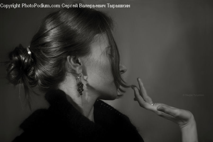 Human, People, Person, Portrait, Female, Smoke