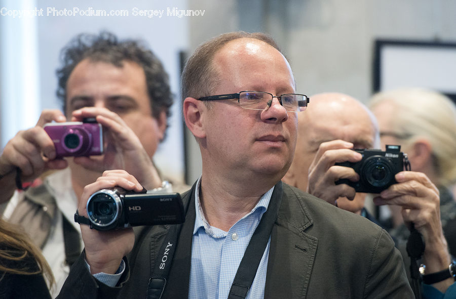 People, Person, Human, Photographer, Camera, Electronics, Press Conference