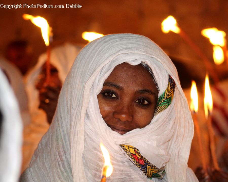 People, Person, Human, Hat, Headband, Turban, Fire