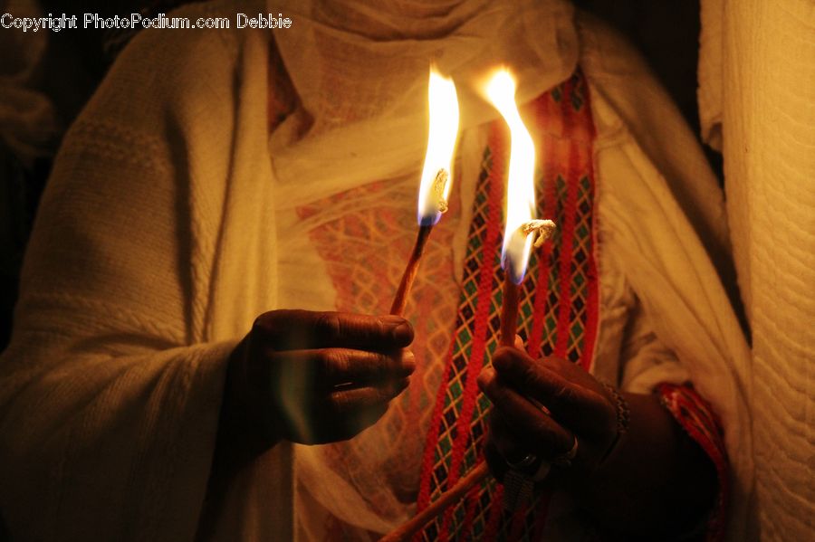 Fire, Brick, Person, Portrait, Selfie, Head, Candle