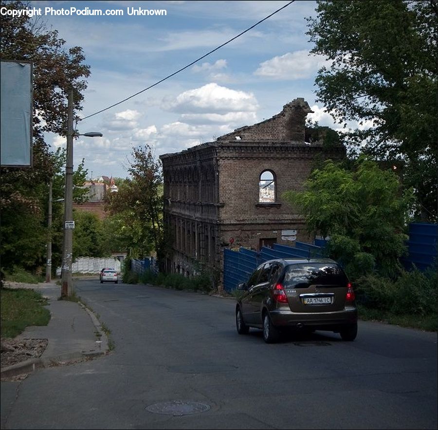 Automobile, Car, Vehicle, Boardwalk, Path, Pavement, Sidewalk