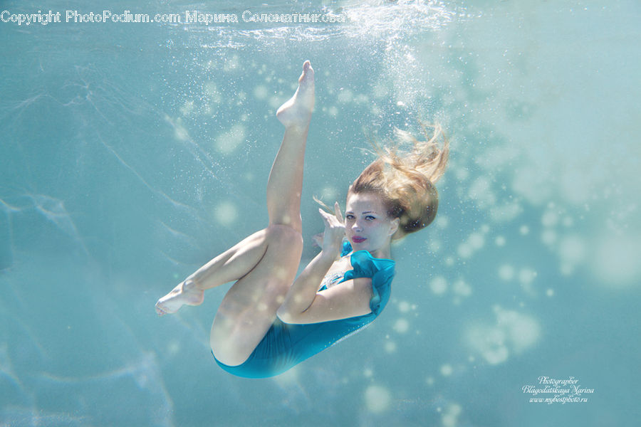 Pool, Water, Diver, Diving, Snorkeling, Sport, Swimming