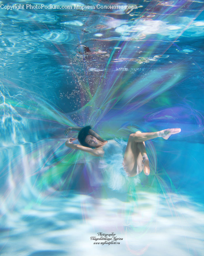 Dance, Dance Pose, Sport, Swimming, Water, Leisure Activities