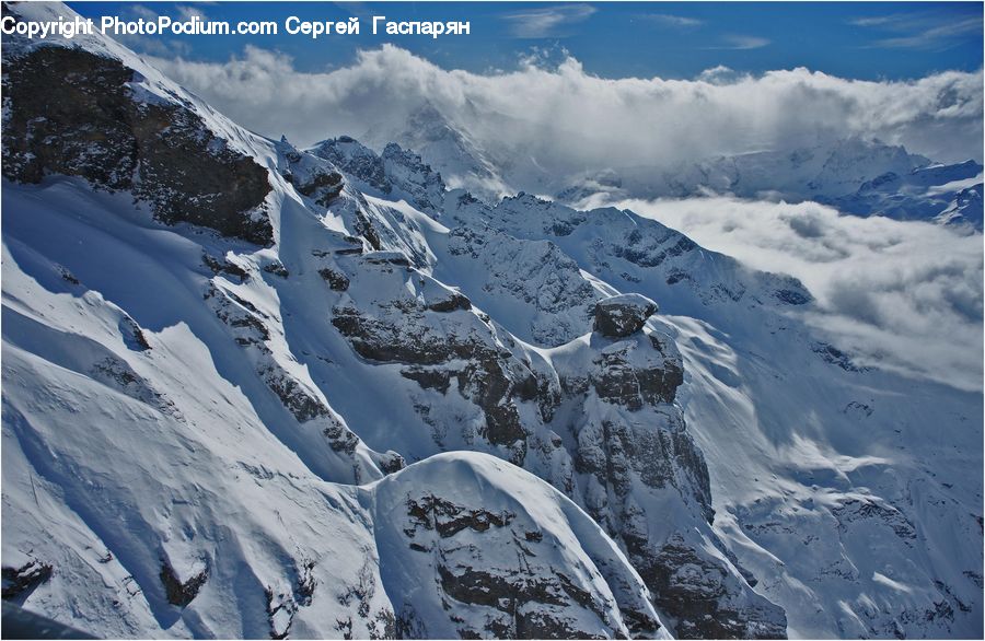 Arctic, Glacier, Ice, Mountain, Outdoors, Snow, Nature