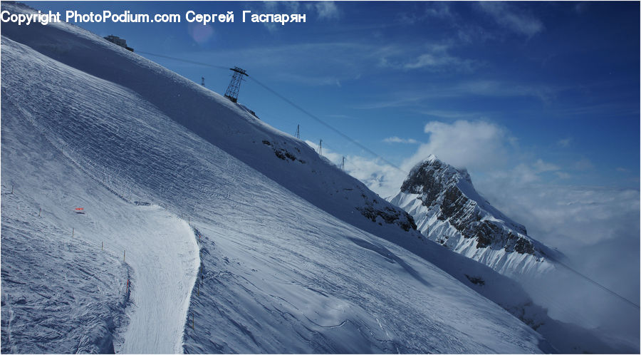Arctic, Glacier, Ice, Mountain, Outdoors, Snow, Crest