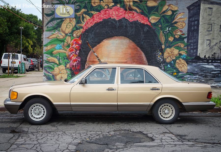 Automobile, Car, Vehicle, Art, Carpet, Tapestry, Sedan