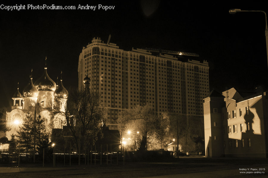 Arch, Building, City, High Rise, Downtown, Metropolis, Urban