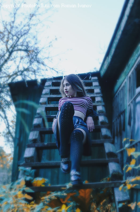 People, Person, Human, Female, Girl, Woman, Playground