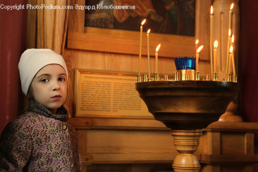 People, Person, Human, Candle, Female, Girl, Woman