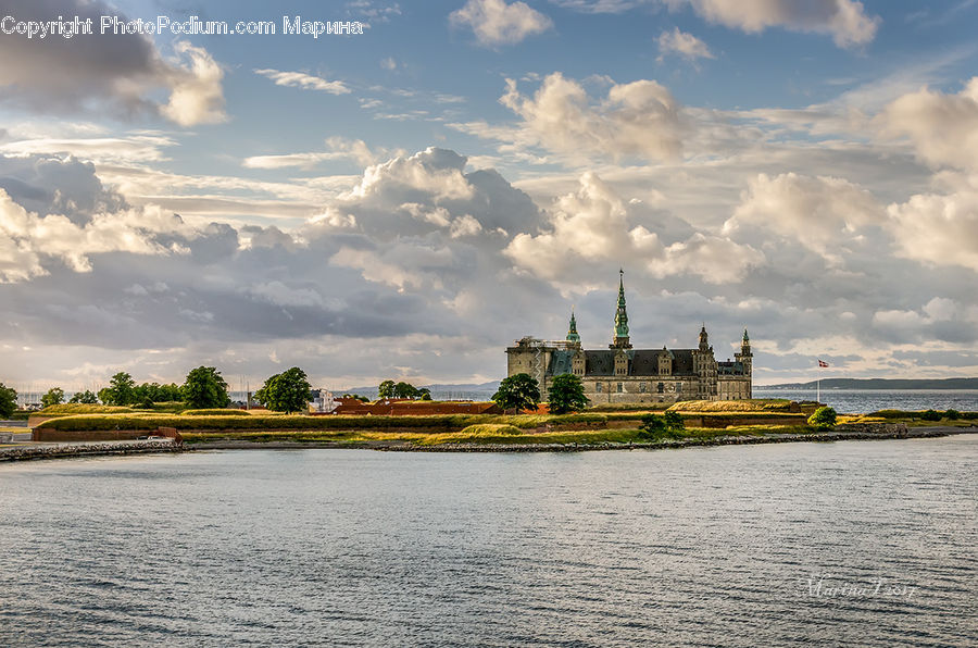 Architecture, Castle, Fort, Countryside, Outdoors, Cloud, Cumulus